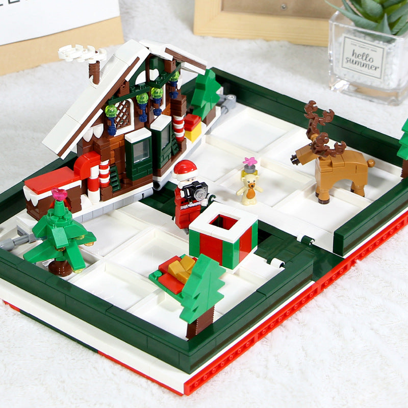 Weihnachts-Bausteine Buch – Weihnachtsmann Modell – Bild 2 | LuxeStyle