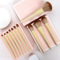 11-teiliges Make-up Pinselset Gelb