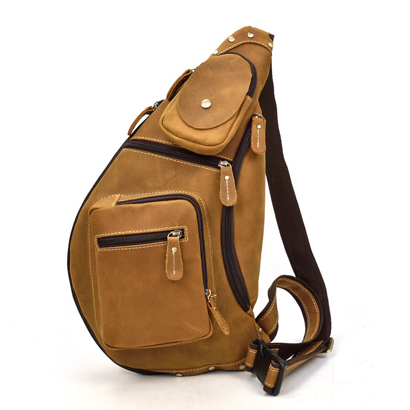 Leder-Brusttasche für Alltag und Reise – Bild 3 | LuxeStyle