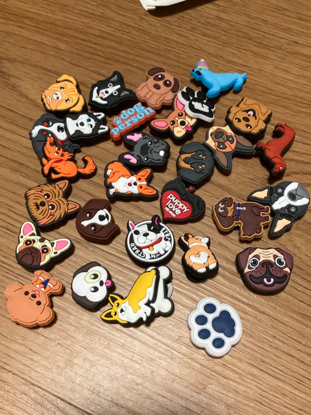 25er-Set Hunde-Schuh-Charms