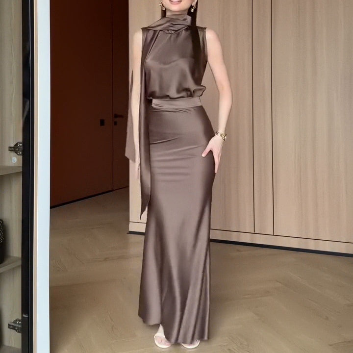 Taillenbetontes A-Linien Kleid