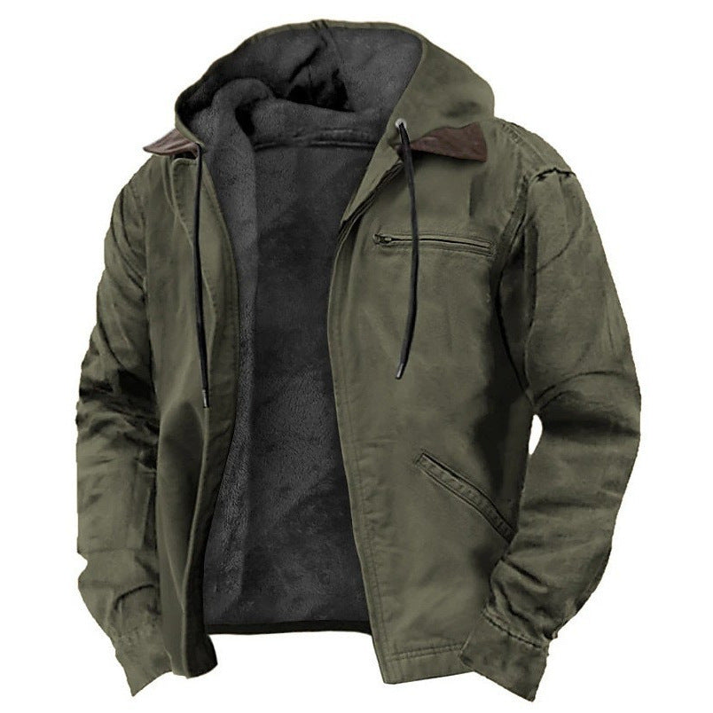 Winter-Hoodie mit Taschen