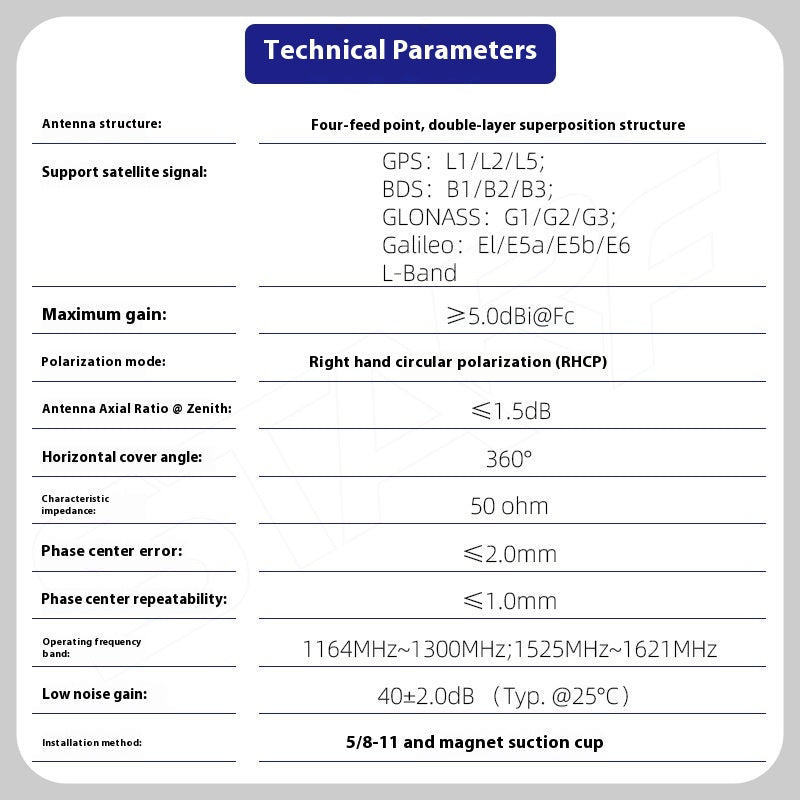 4-Sterne RTK Messantenne TNC-K – Bild 2 | LuxeStyle