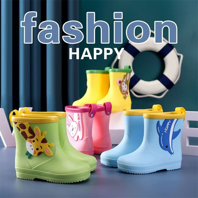 Regenstiefel für Kinder mit Tier-Motiven