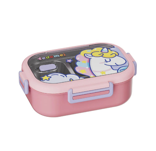 Lunchbox mit zwei Fächern, Edelstahl – Bild 2 | LuxeStyle