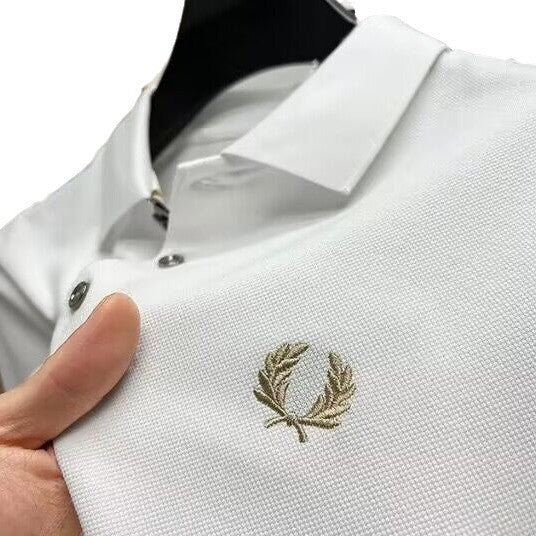 Poloshirt kurzärmlig, Manschettenknopf, Polyester – Bild 7 | LuxeStyle