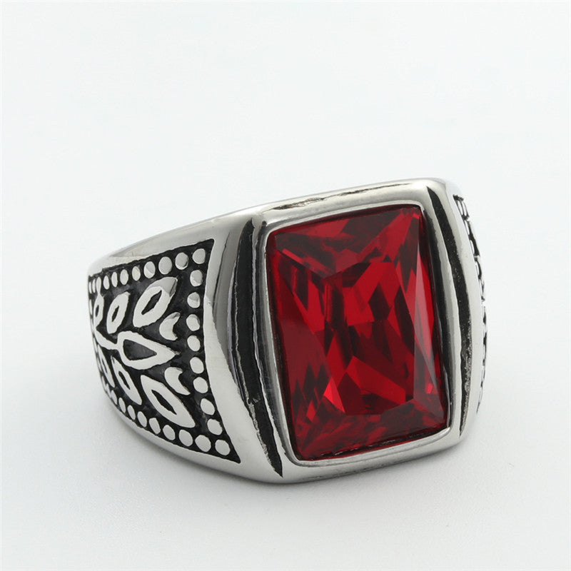 Vintage-Ring mit mehrfarbigen Edelsteinen – Bild 9 | LuxeStyle