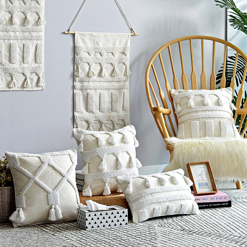 Marokkanisches Kissen mit geometrischem Muster – Bild 3 | LuxeStyle