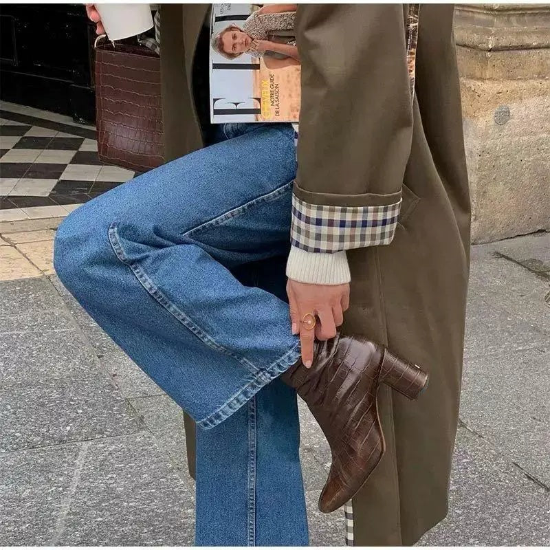 Langer Damen-Trenchcoat – Bild 4 | LuxeStyle