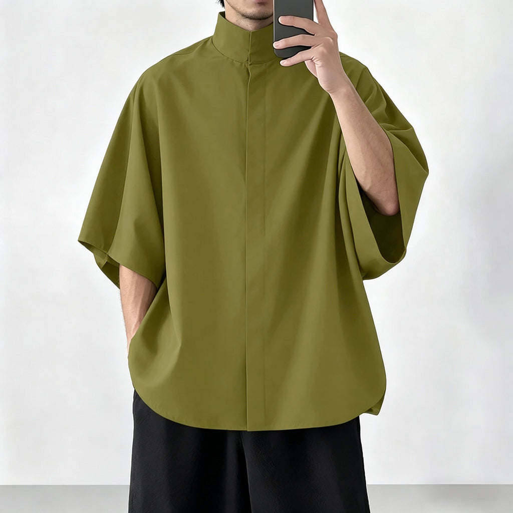 Lässiges Shirt mit überschnittenen Schultern