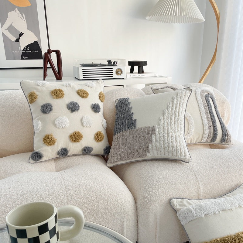 Boho Kissenbezug Baumwolle Leinen – Bild 2 | LuxeStyle