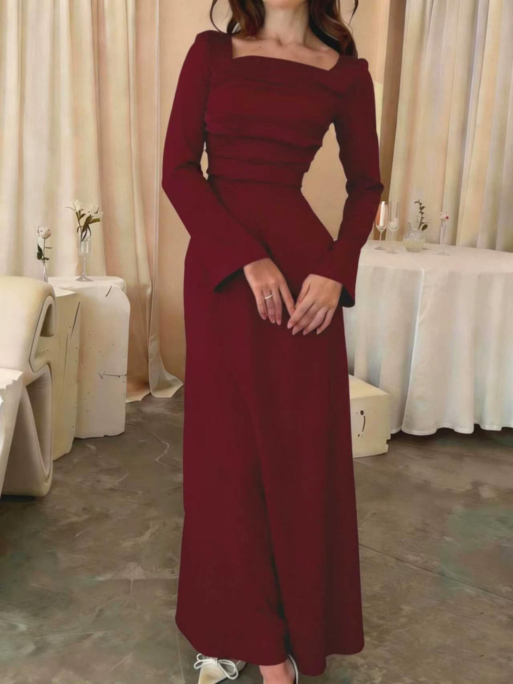 Elegantes Strickkleid für Herbst/Winter