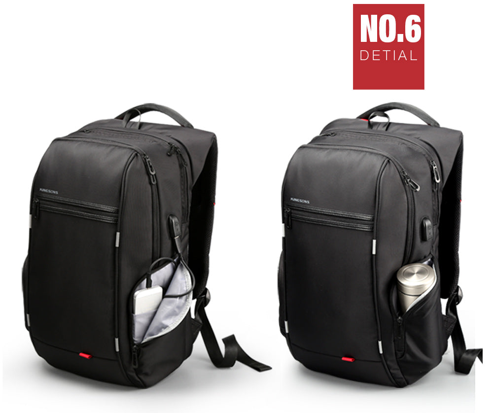 USB-Lade-Rucksack wasserdicht 15" – Bild 17 | LuxeStyle