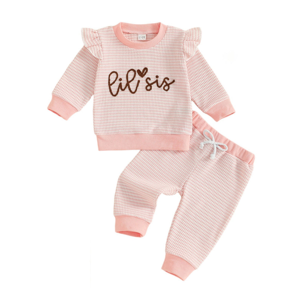 Gestreiftes Langarm-Shirt und Hose für Babys – Bild 4 | LuxeStyle