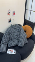 Gefütterte Jacke mit Karomuster – Bild 8 | LuxeStyle