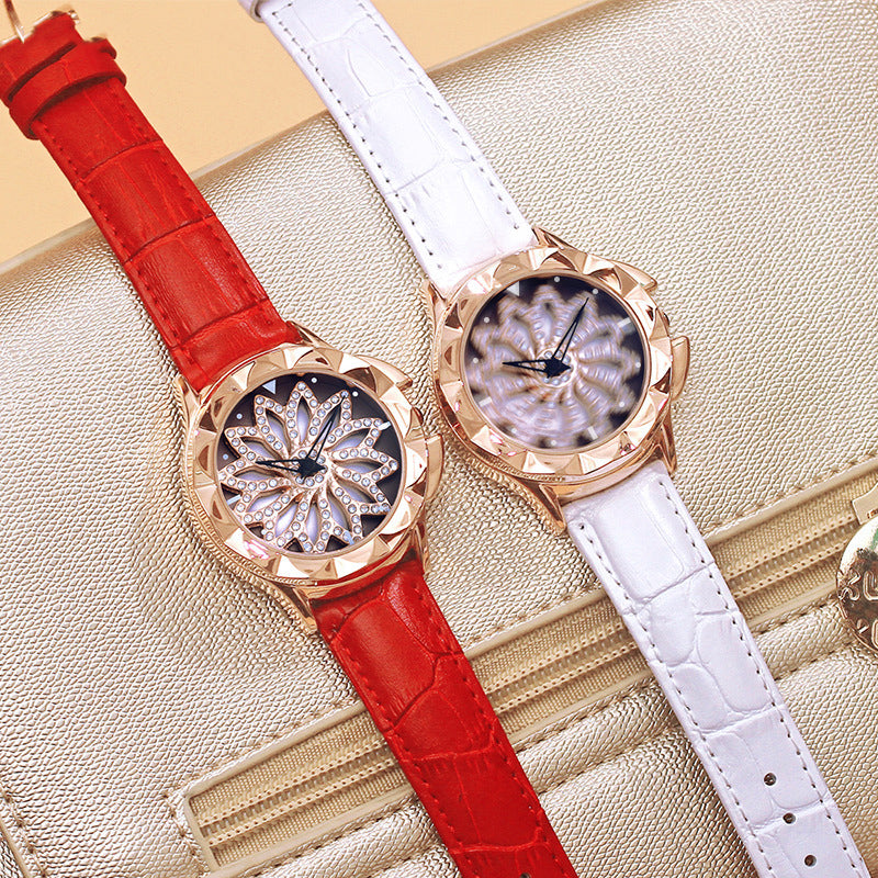 Damen-Armbanduhr mit Strass – Bild 7 | LuxeStyle
