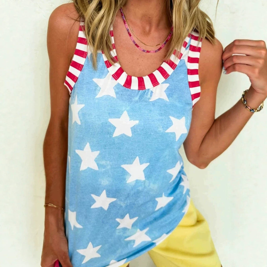 Sternenprint Tanktop für Damen