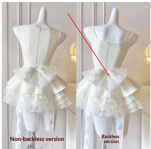 Ärmelloses Kleid mit Puffärmeln – Bild 6 | LuxeStyle