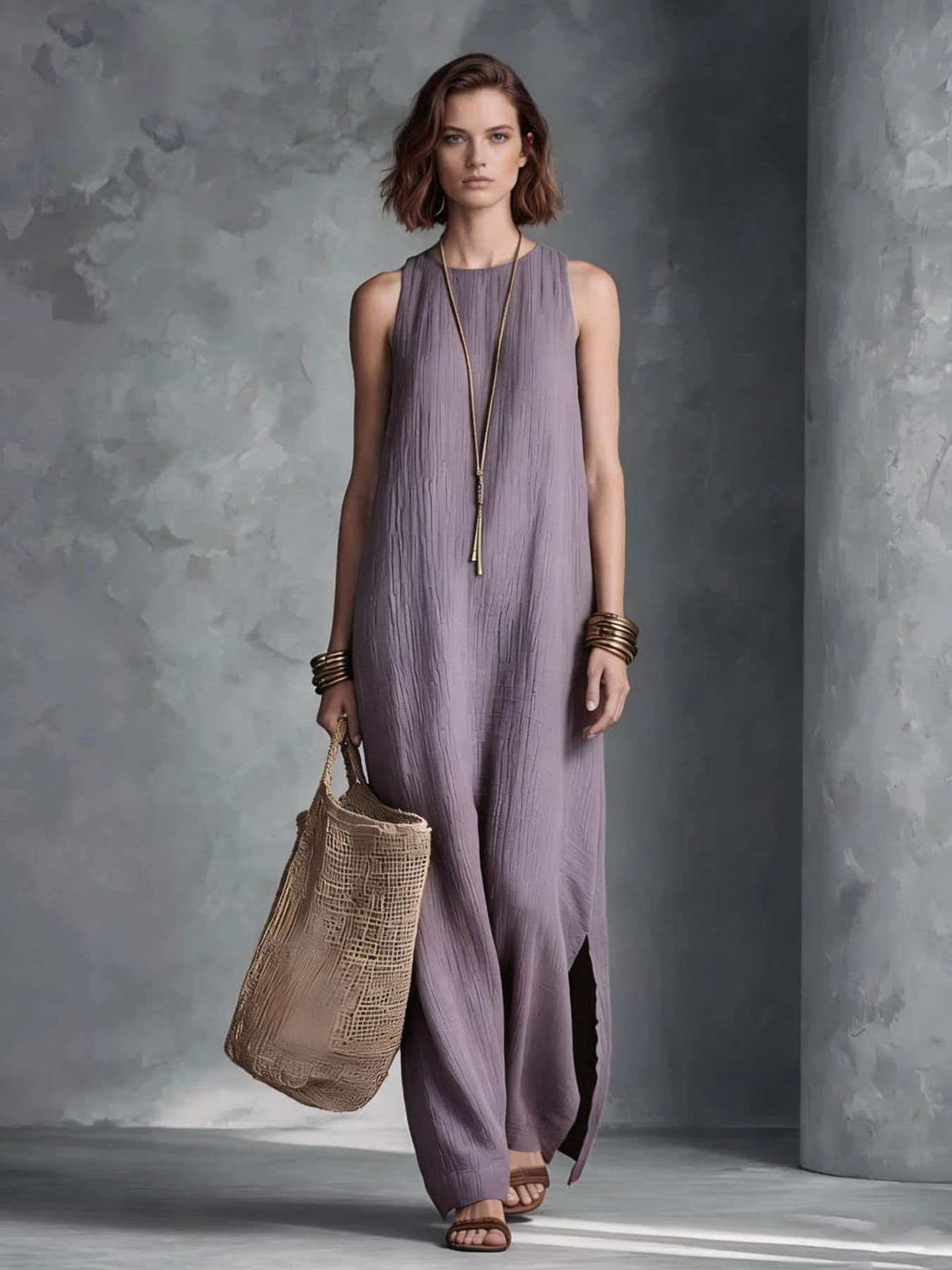 Ärmelloses Resort-Kleid für Damen – Bild 2 | LuxeStyle