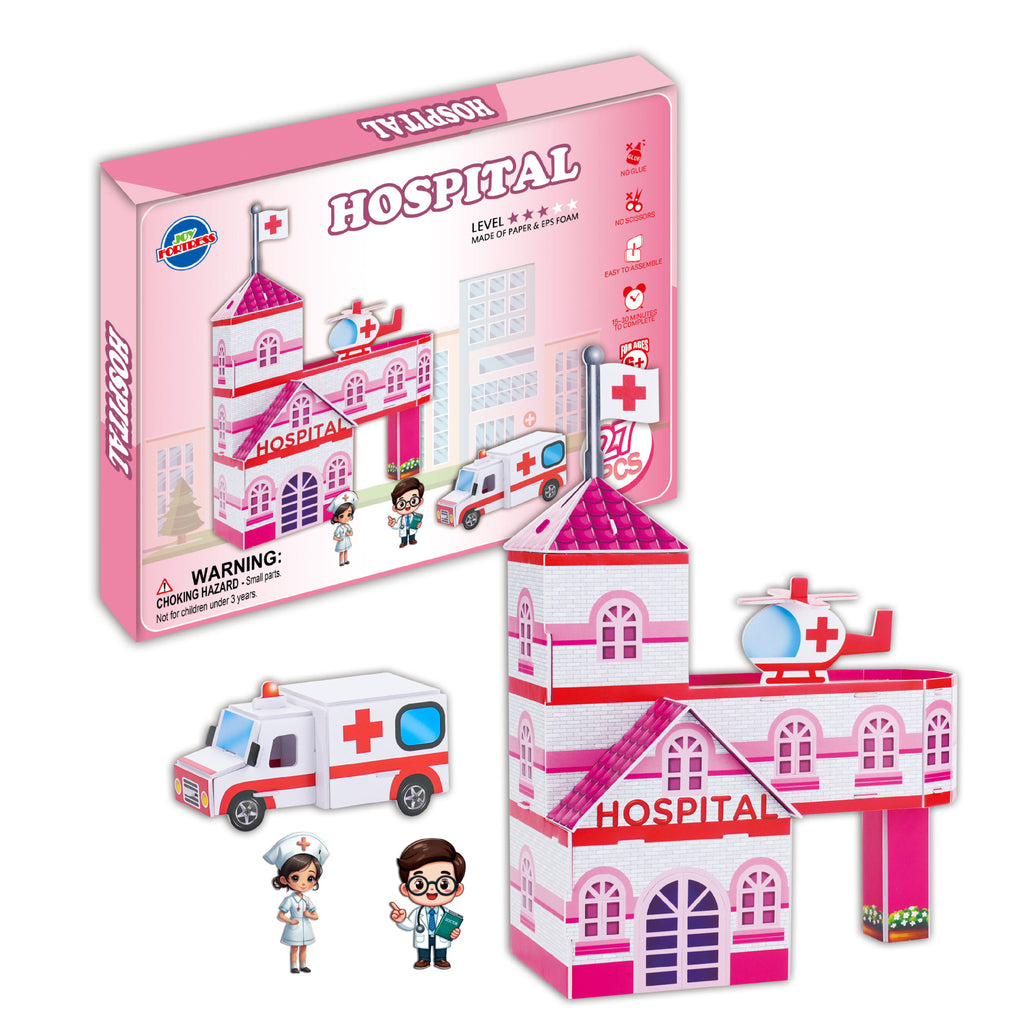 Stadtstrasse 3D-Puzzle aus Papier | LuxeStyle