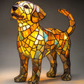Bunte Hunde- und Katzenlampen aus Kunstharz