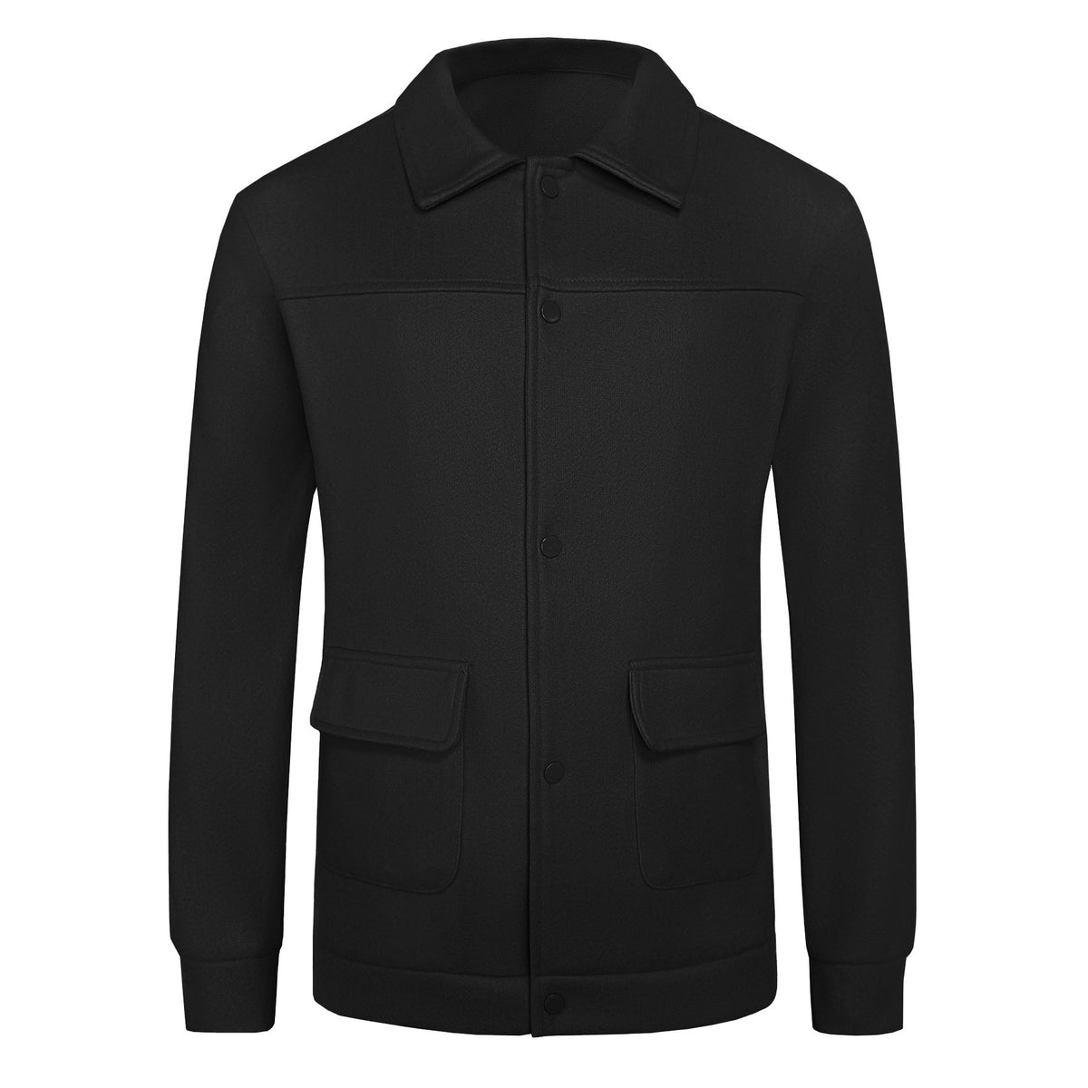Freizeit-Wolljacke mit Revers für Herren – Bild 8 | LuxeStyle