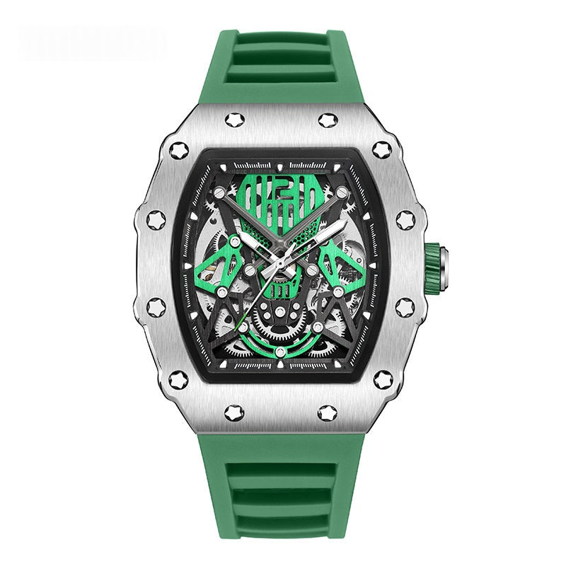 Sportliche Herrenuhr mit Silikonarmband