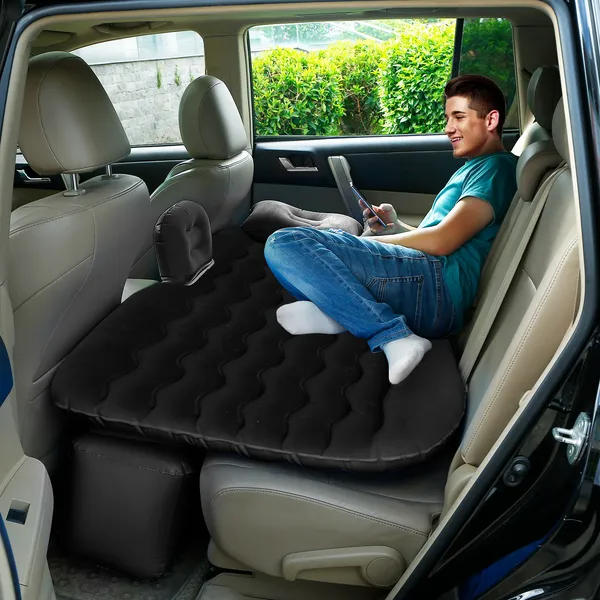 Reise-Airbett mit DC-Pumpe für Auto & Camping