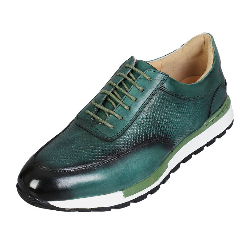 Herren-Freizeitschuh aus echtem Leder – Bild 9 | LuxeStyle