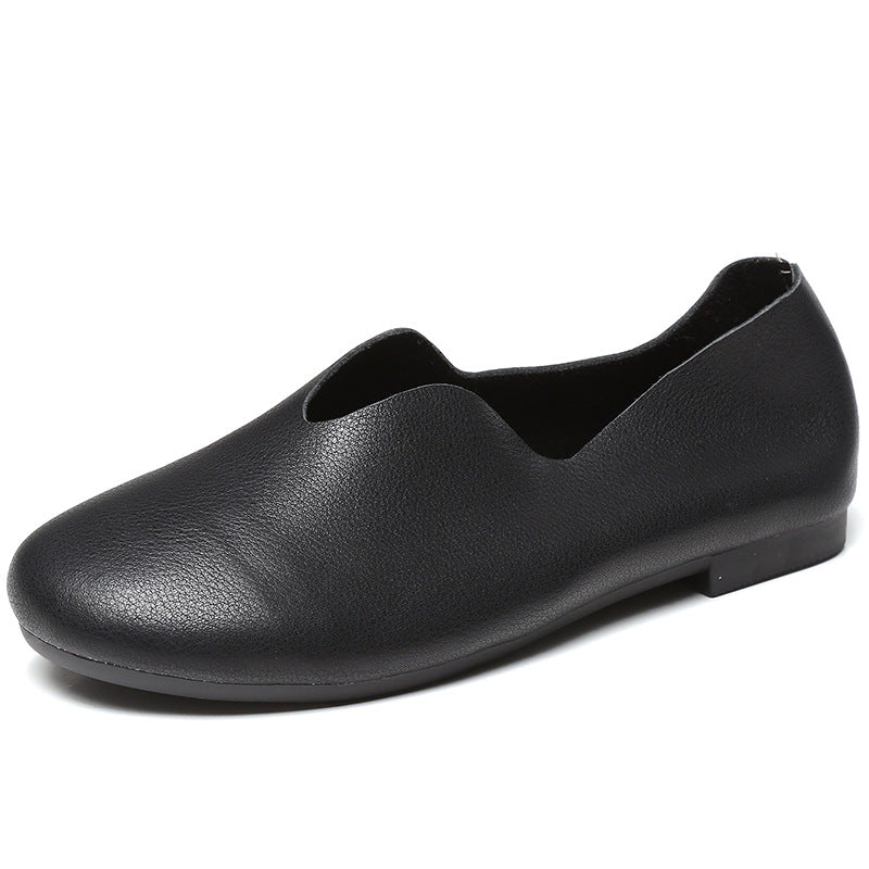 Vintage Leder Flats