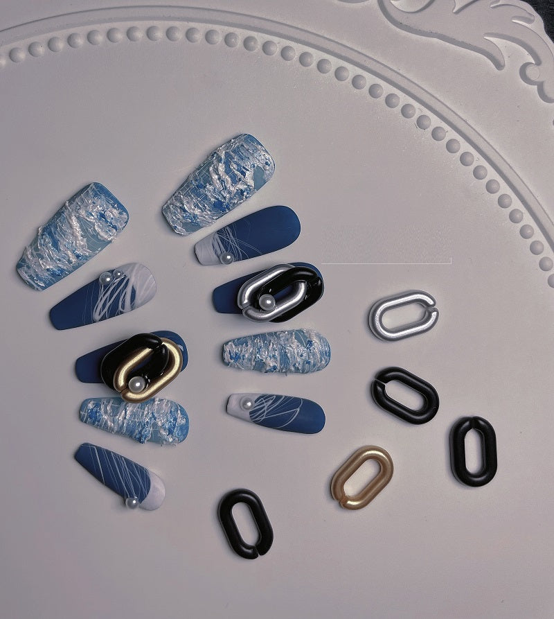 Plaster Hole Denim Kunstnägel – Bild 10 | LuxeStyle