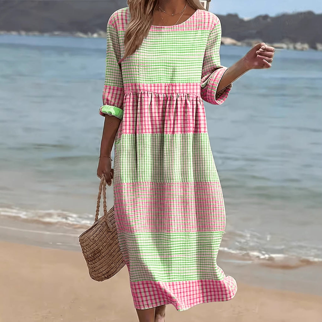 Relaxter Langarm-Kleid