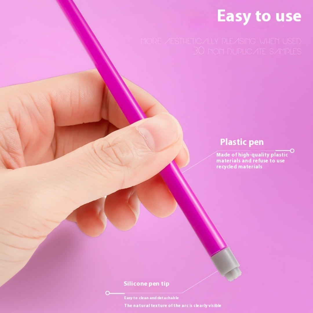 Nail Art Silikon Stempel- und Transferstift – Bild 6 | LuxeStyle