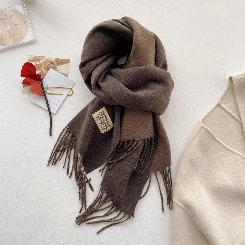 Doppelseitiger Schal – Bild 12 | LuxeStyle