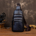 Retro Messenger Bag aus Rindsleder