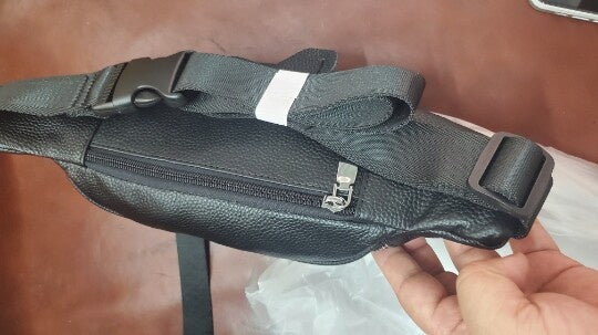 Leder-Bauchtasche für Herren, robust – Ansicht 4