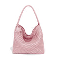 Handgewobene Schultertasche im lässigen Design – Bild 4 | LuxeStyle