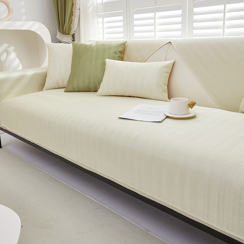 Sofa-Kissen aus Eisseide für den Sommer