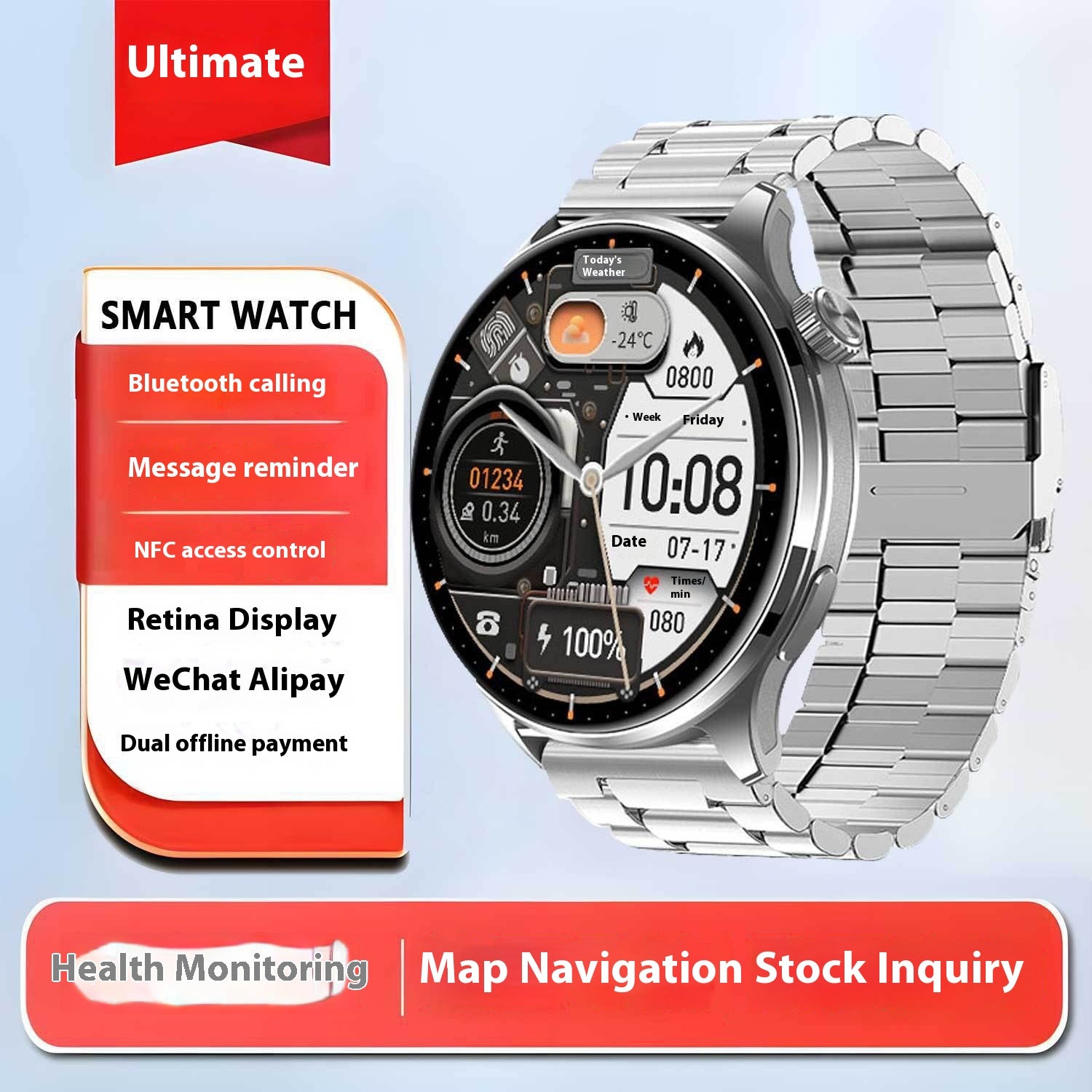 Multifunktions-Smartwatch für Kinder