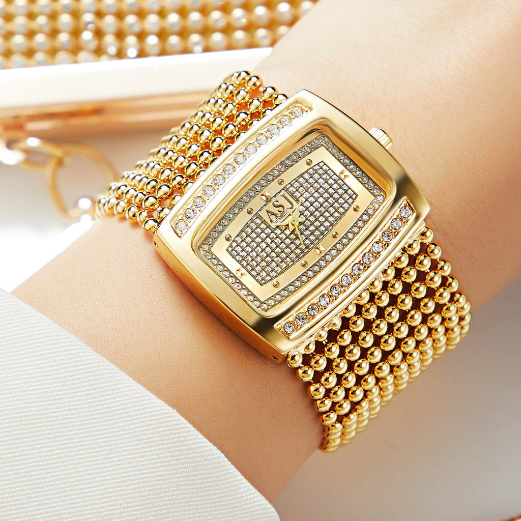 Luxuriöse Damenuhr mit Diamanten – Bild 8 | LuxeStyle