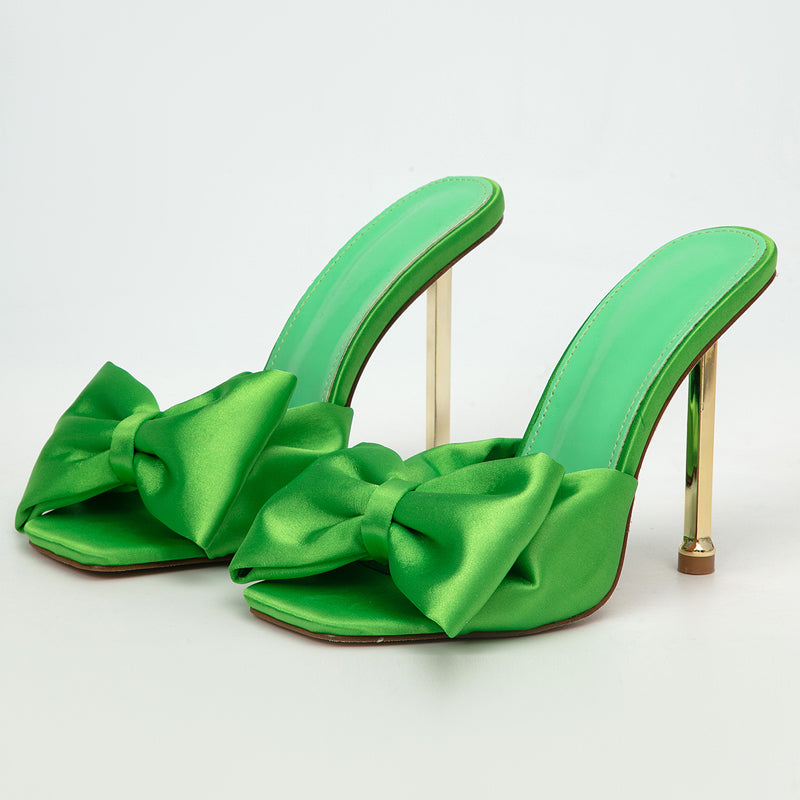 Butterfly High Heel Sandalen mit quadratischem Zeh – Bild 9 | LuxeStyle