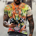 Herren-T-Shirt mit Horror-Schädel-Druck – Bild 4 | LuxeStyle