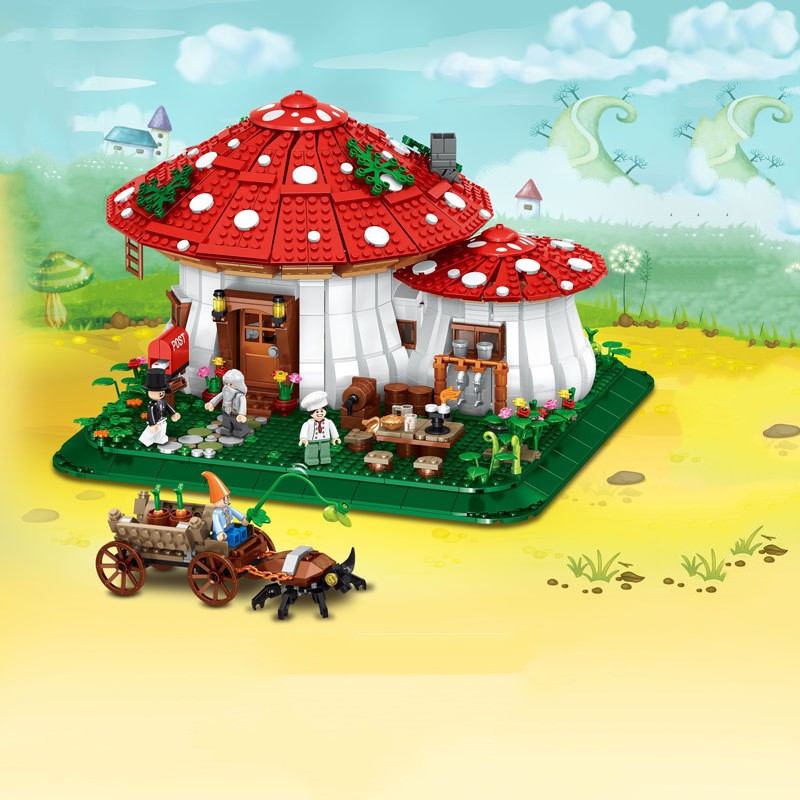 Pilz-Mädchen Puzzle Bausteine | LuxeStyle