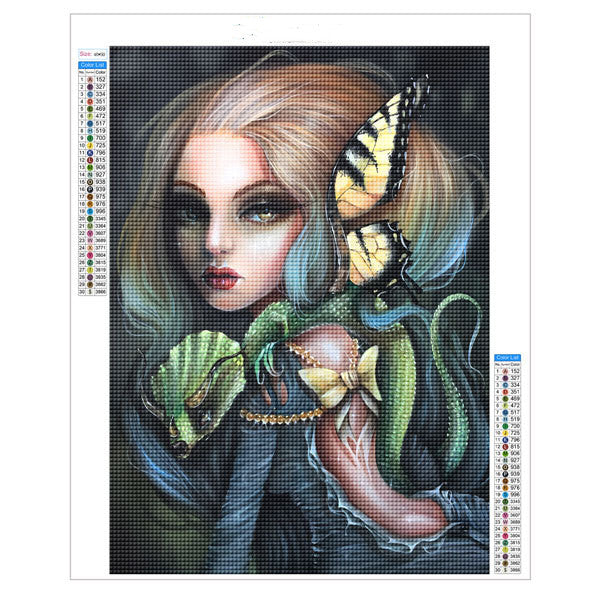 Diamond Painting mit Harz-Diamanten