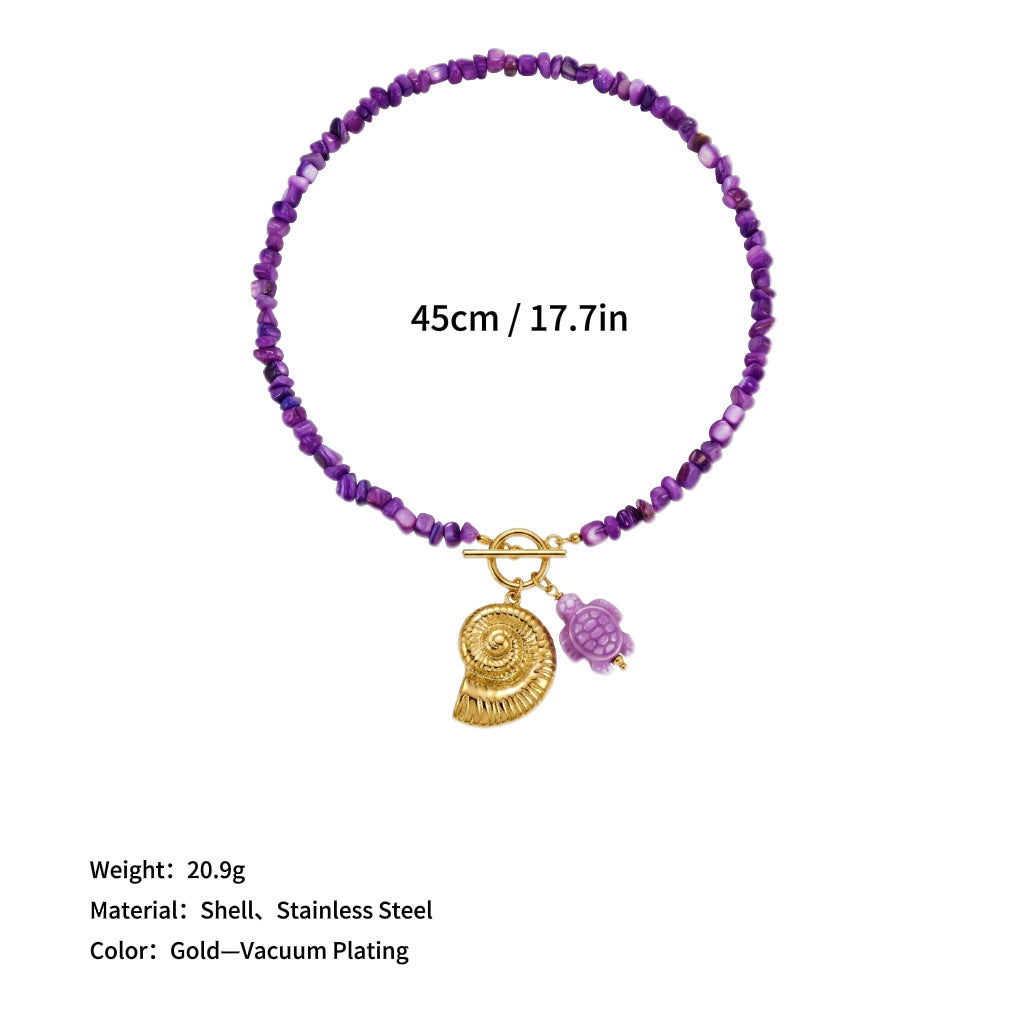 Ozean-Pendant Choker