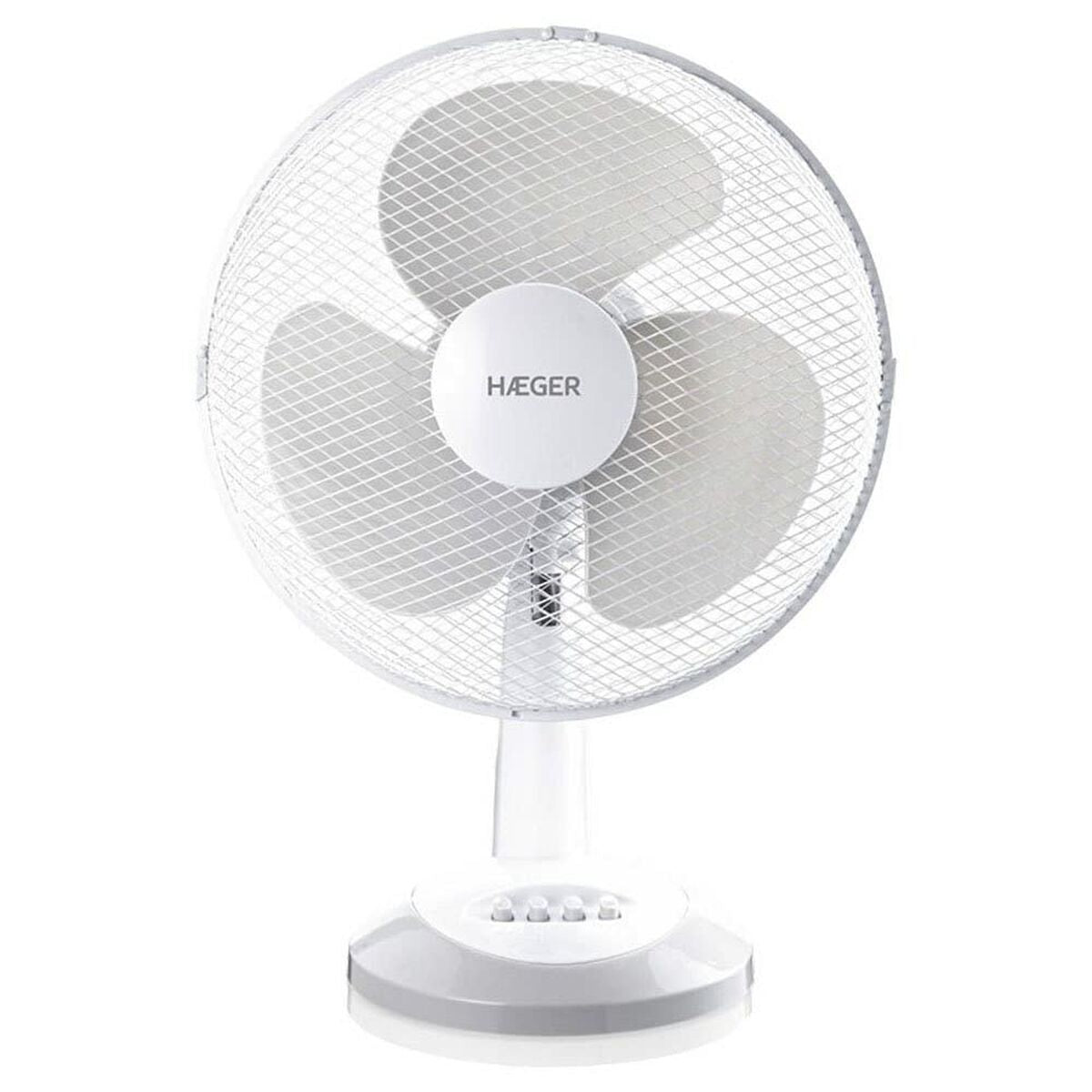 Tischventilator Haeger FA-012.008A Weiss 40 W