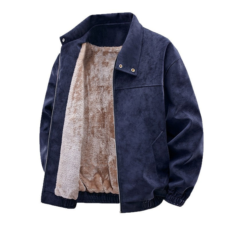 Lederjacke im Biker-Style, gefüttert – Bild 2 | LuxeStyle