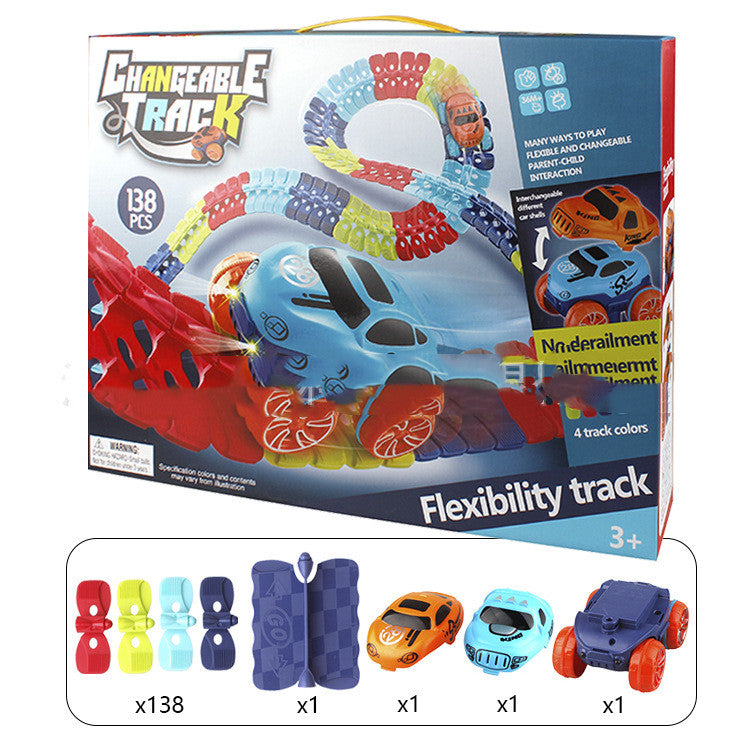 Flexibles Schienenauto-Spielzeugset – Bild 7 | LuxeStyle