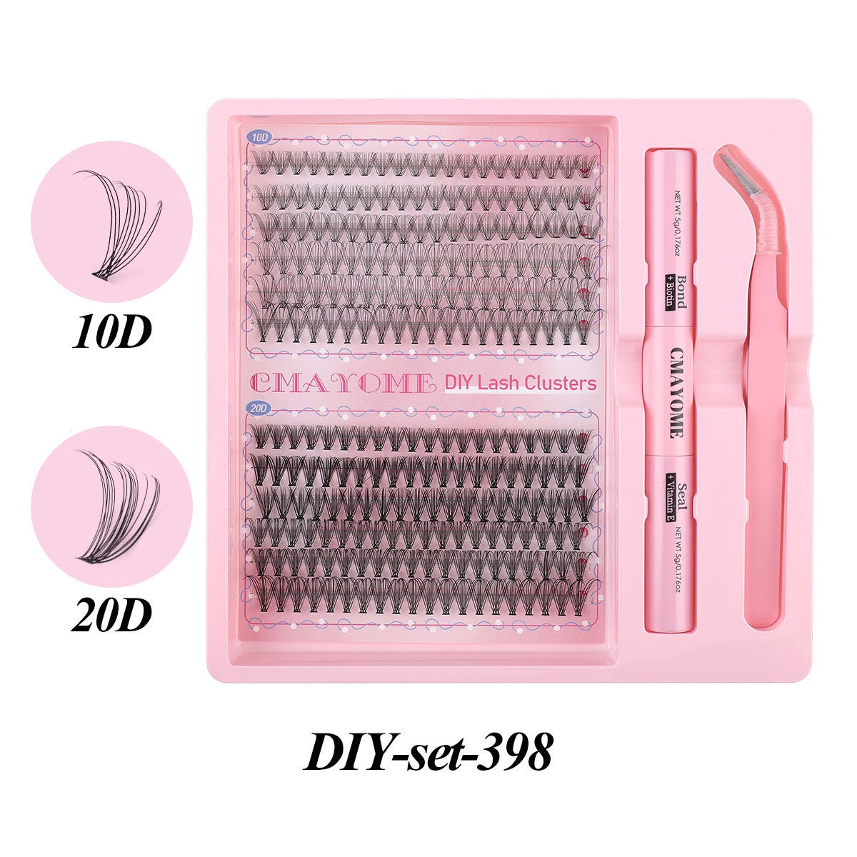 DIY Einzelne Cluster-Individuelle Falsche Wimpern Natürliche Dicke Gem