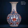 Keramik-Vase «Craquelé» · Antik-Glasur